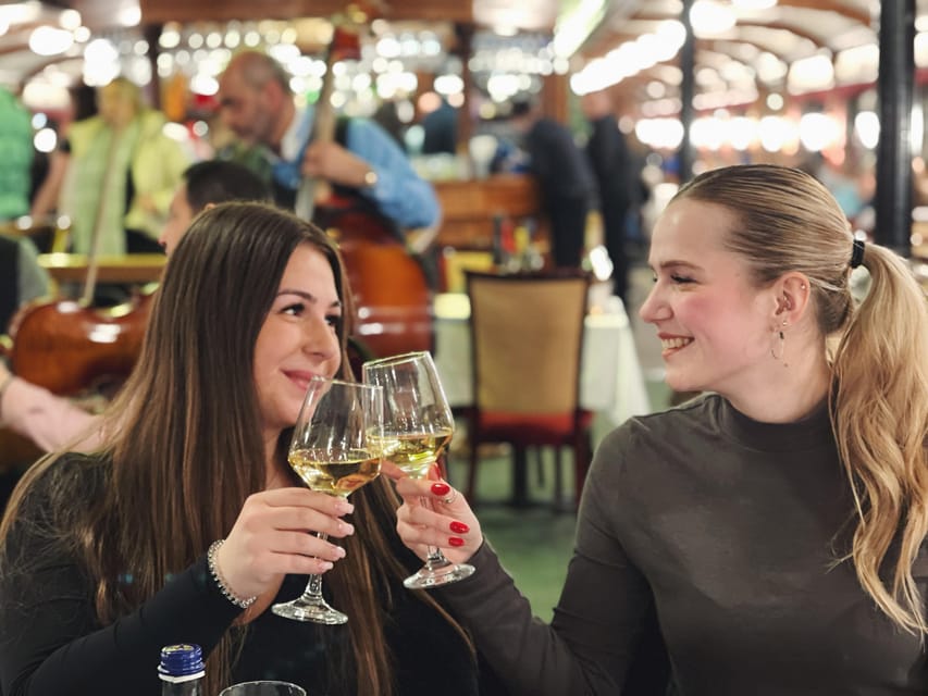 Budapest: Wine & Dine Cruise on the Danube - Five Hungarian wines, five small meals