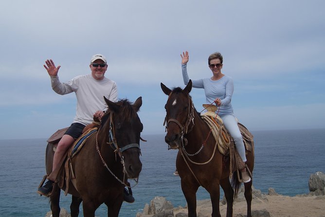 Cabo Desert Off-Road & Beach Horseback Combo and Tequila Tasting - Horseback riding beside the Pacific