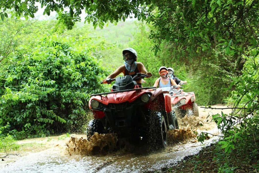 Cabo San Lucas: Beach & Desert ATV Tour with Tequila Tasting - Desert trails, sandy riverbeds, and mountain turns