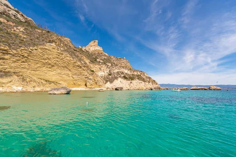 Cagliari: Boat Cruise with Stops for Swimming and Prosecco - Cala Fighera, a natural swimming cove