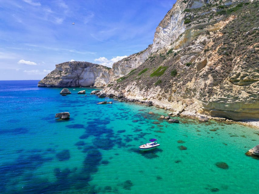 Cagliari: Devil's saddle boat tour, 4 stops and prosecco - Poetto Beach and the final stretch