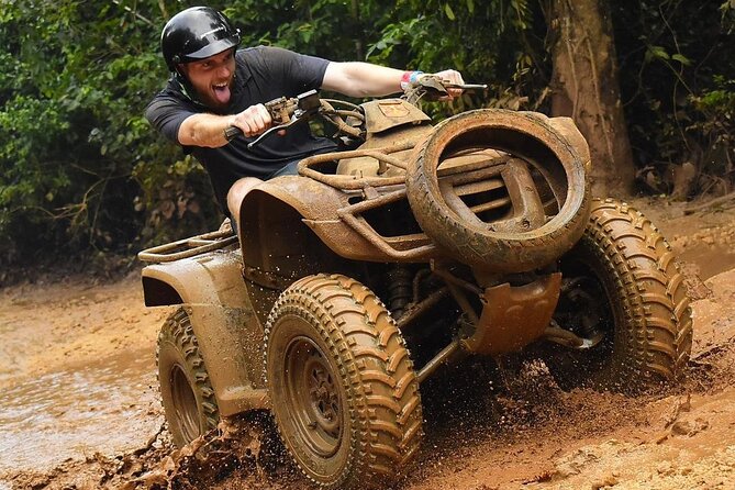 Cancun ATV Jungle Adventure, Ziplines, Cenote and Tequila Tasting - Tequila tasting at Reserva Palacios