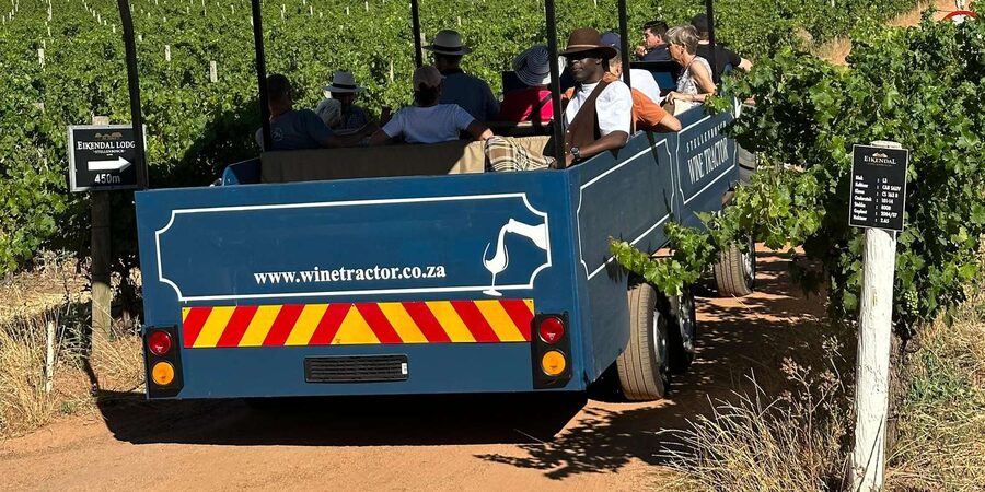 Cape Town: Stellenbosch Hop-On Hop-Off Tractor Transfer - The scenery between tastings