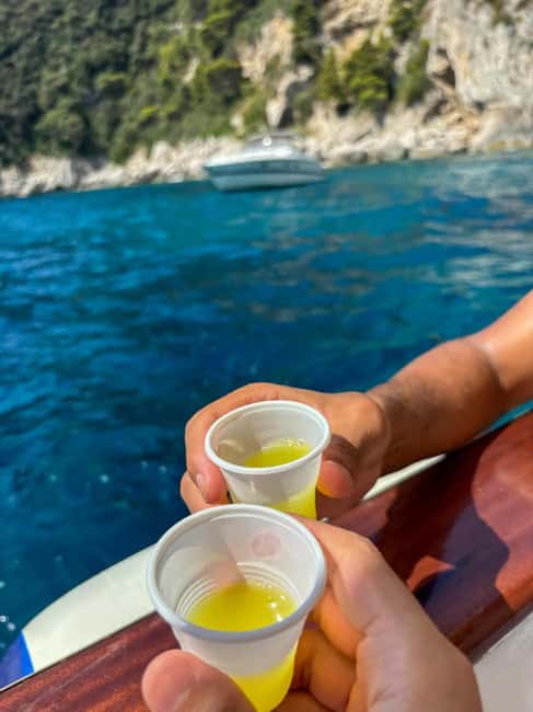 Capri: Scenic Boat Tour with Swimming, Limoncello & Snack - Grotta Bianca and the pale coastal caves