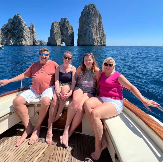 Capri: Scenic Boat Tour with Swimming, Limoncello & Snack - Arco Naturale and Capri’s sculpted cliffs