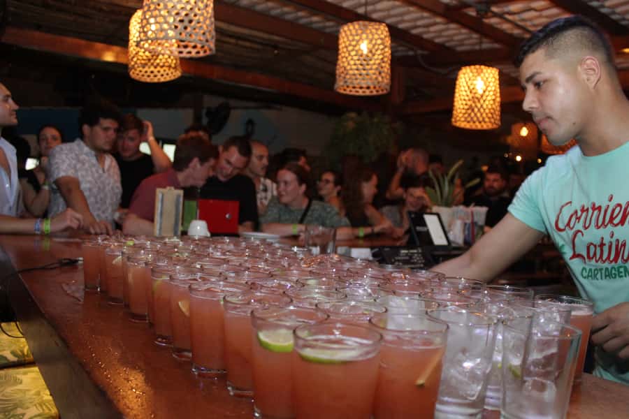 Cartagena: Pub Crawl with Dancing Lessons and Free Shots - A six-hour introduction to Cartagena after dark