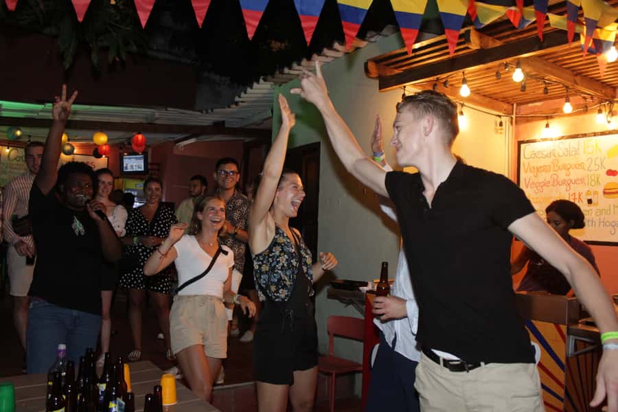 Cartagena: Pub Crawl with Dancing Lessons and Free Shots - Starting at Viajero or Masaya
