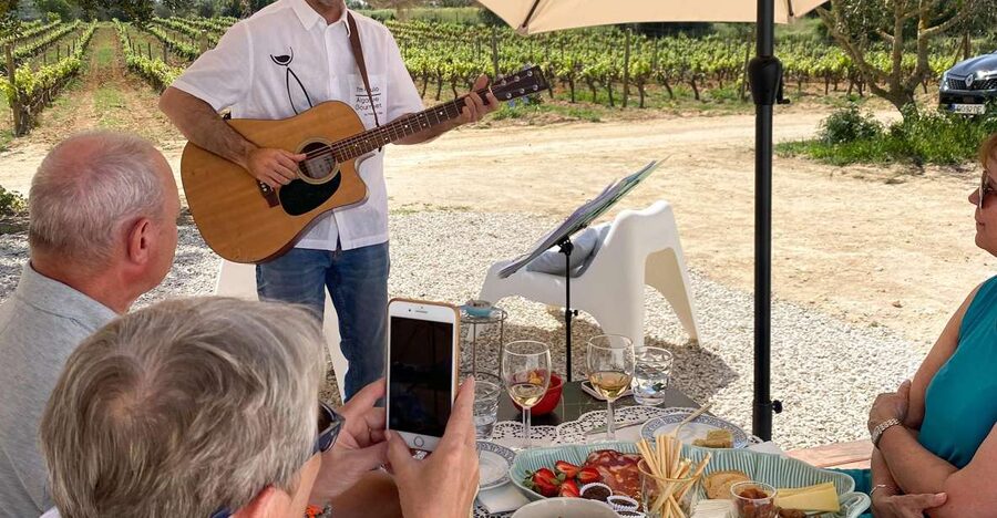 Carvoeiro/Portimão/Alvor: Wine Tour w/ Tasting, Tapas, Music - The 30-minute vineyard visit