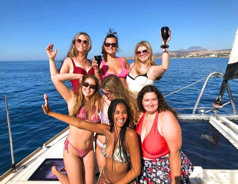 Chania Old Port:Luxury Sunset Catamaran Cruise with Prosecco - From Chania Old Port to open water