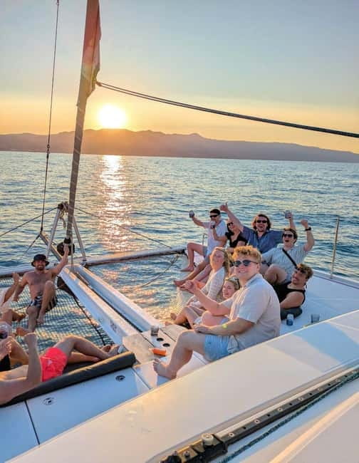Chania Old Port:Luxury Sunset Catamaran Cruise with Prosecco - Why Agioi Theodoroi makes a good stop