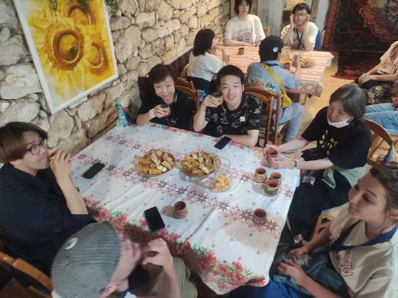 Chisinau: Cricova Winery, Curchi Monastery, & Old Orhei Tour - The 200 steps to the cave monastery