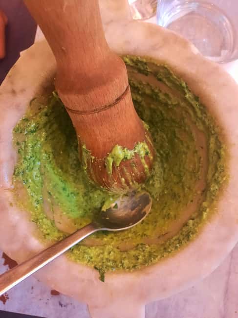 Cinque Terre: Pesto Making Class with Wine and Food Tasting - Why making pesto by hand matters in Liguria