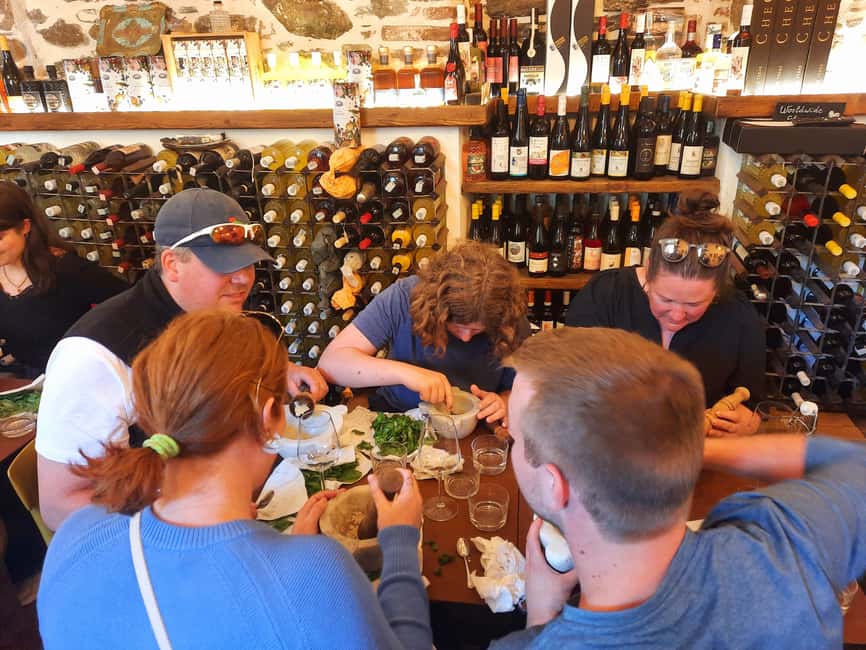 Cinque Terre: Pesto Making Class with Wine and Food Tasting - Choosing between the 12:30, 3:00, and 5:30 sessions