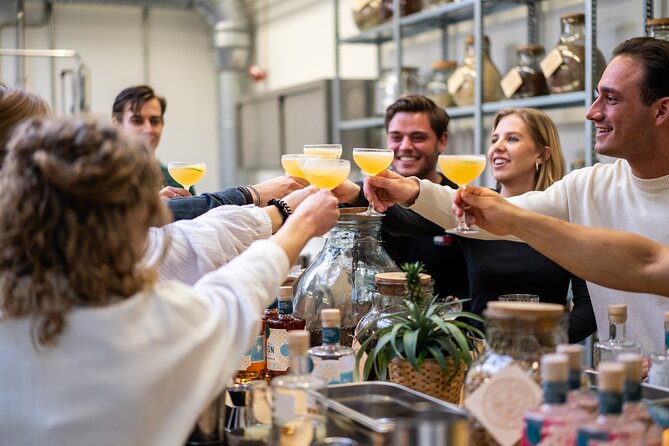 Cocktail workshop @ Spirited Union Rum Co. (Amsterdam) - The distillery tour gives the drinks a starting point