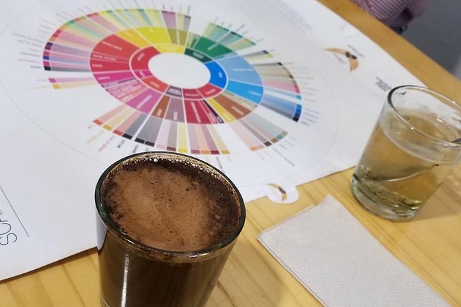Coffee tasting experience at Divino Café Especial - Four Colombian coffees prepared four ways
