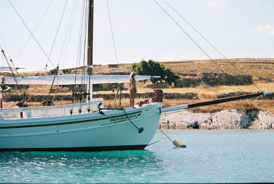 Corfu: Sunset Cruise on Classic Boat with Cocktails & Snacks - Mon Repos and the changing evening light