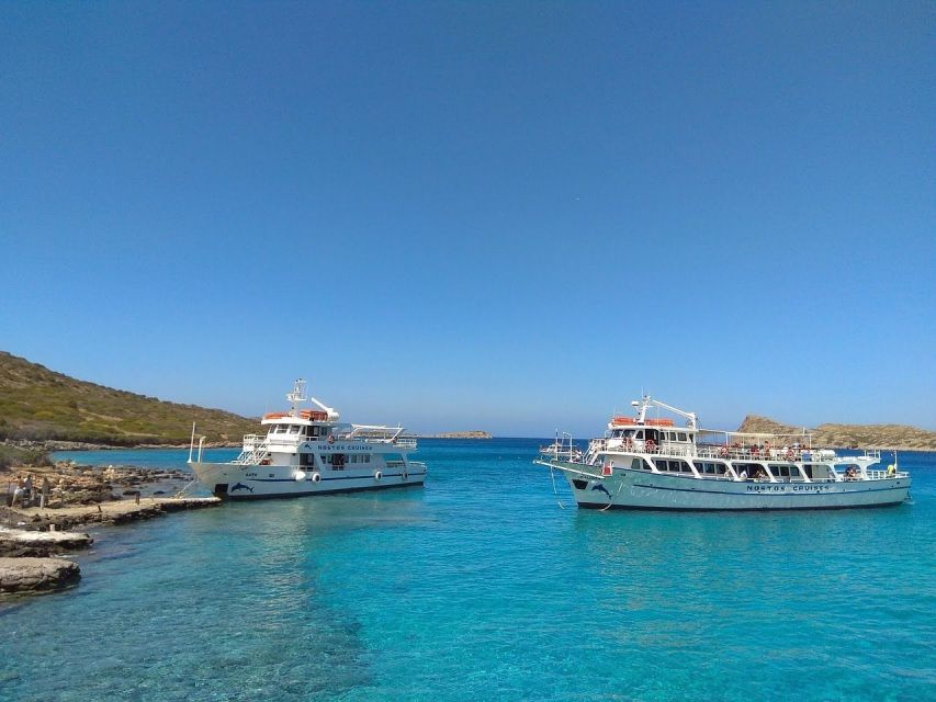 Crete: Mirabello Bay Cruise with Onboard Cocktail - Food, drinks, and what to pack