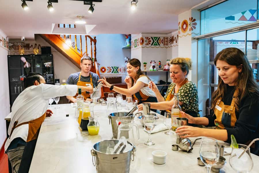 Cusco: Peruvian Cooking Class, Cocktails & Local Market Tour - Ceviche, causa limeña, and quinoa tamales