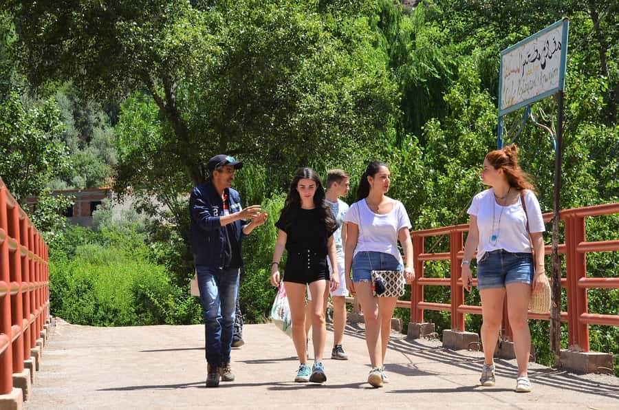 Day Trip To Ouzoud Waterfalls & Boat Ride From Marrakech - Arriving at the 110-meter Ouzoud Falls