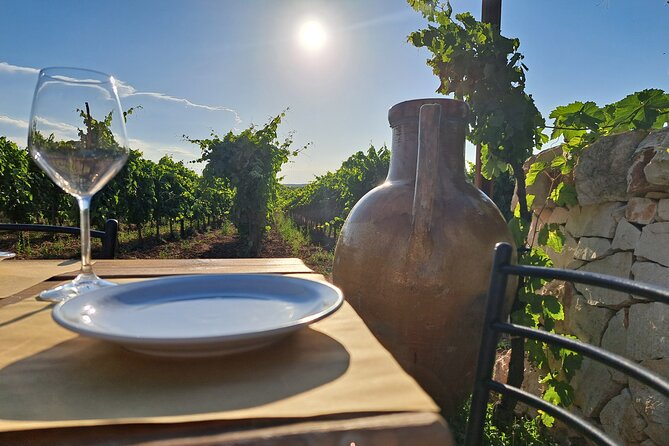 Dinner in the vineyard with wine tasting and walk - Dessert, sugared almonds, and rosoli