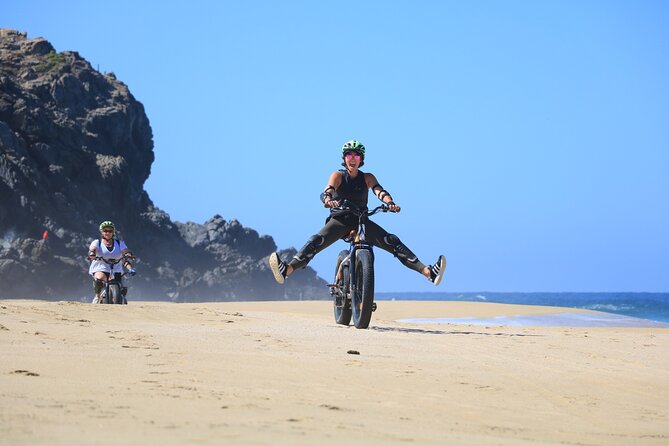 Electric Bike Beach Adventure with Tequila Tasting and Lunch - Learning the Electric Bike