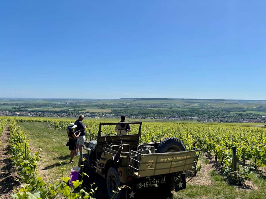 Epernay: Jeep tour of the vineyards with tasting and visits - The route through Epernay’s countryside