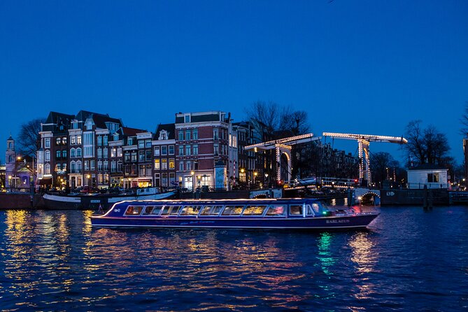 Evening Canal Cruise in Amsterdam with Wine & Cheese Option - Westerkerk and the old city sights