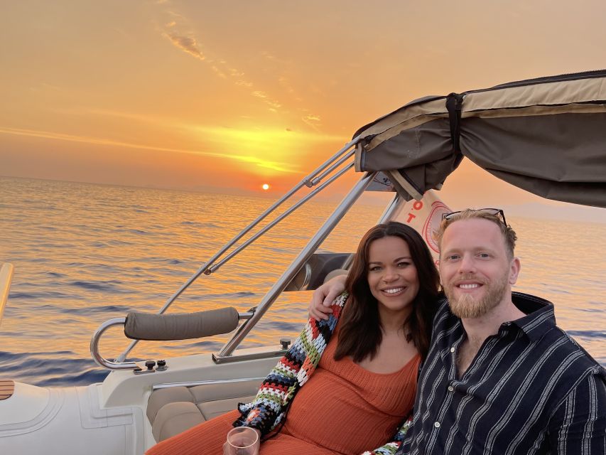 Faliraki: Evening RIB Cruise with Champagne and Sunset Views - Rhodes Town and the old harbor from the sea
