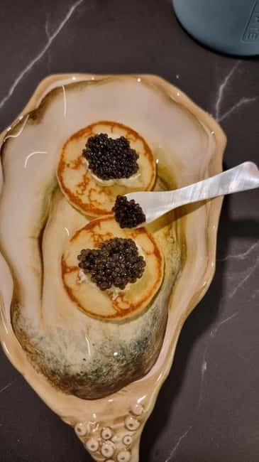 Finland: Nordic Caviar House in Helsinki. Tasting Experience - Four spoons, four chances to compare