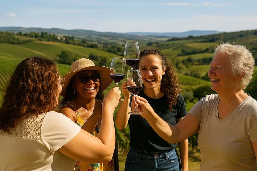 Florence: Great Chianti Wine and Olive Oil Trail with Lunch - Riding into the Chianti hills