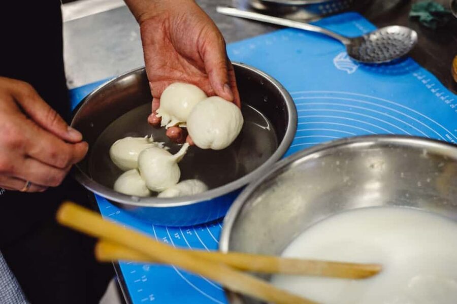 Florence: Mozzarella Making Workshop with Wine Tasting - A meal built around what you just made