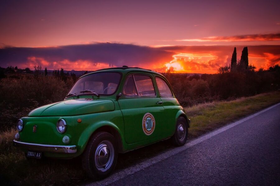 Florence Wine Tasting and Tuscan Lunch in a Vintage Fiat 500 - Starting in Scandicci, not central Florence