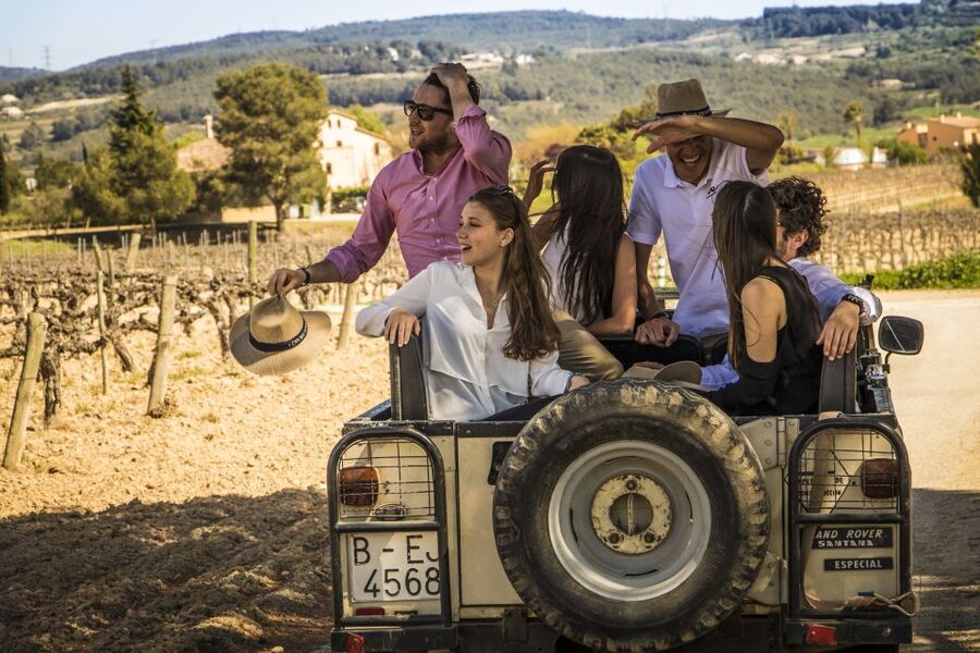 From Barcelona: Penedés Vineyards Tour by 4WD w/Wine & Cava - The 4x4 ride through ancient vineyards