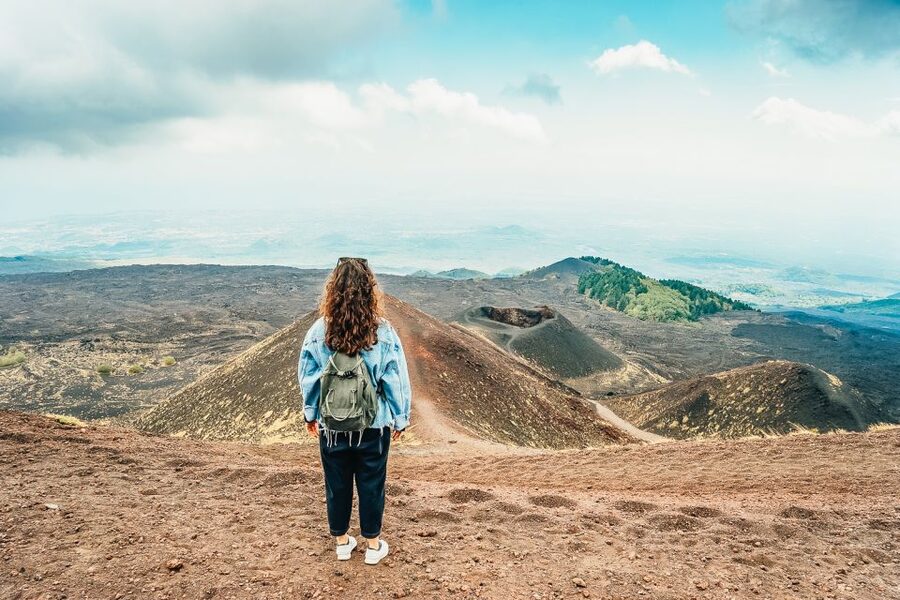 From Catania: Mt. Etna, Wine and Alcantara Tour - Walking into the Alcantara Gorges