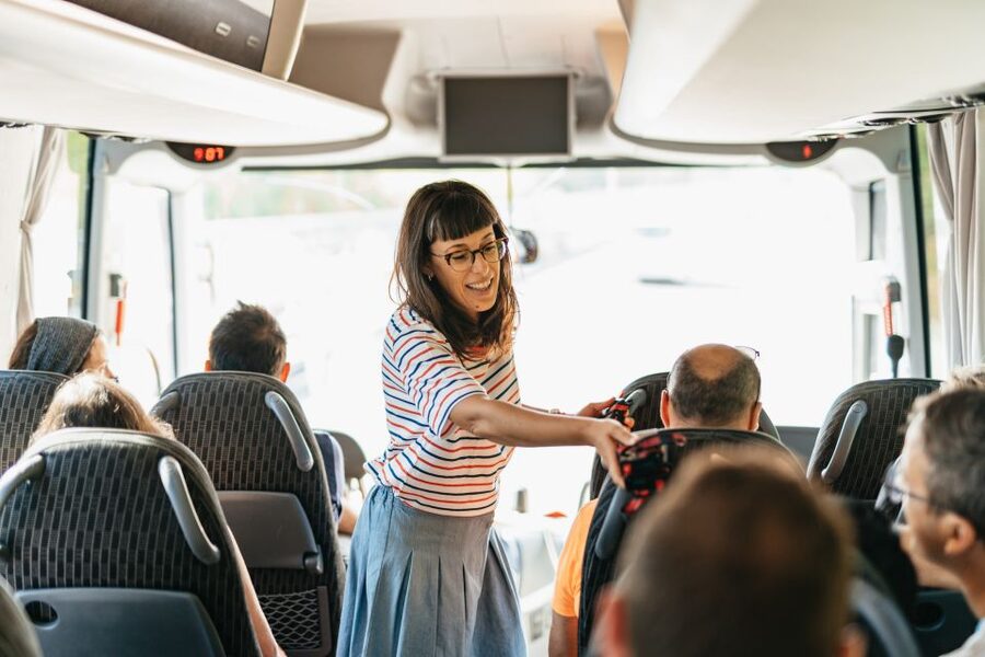 From Florence: Siena, San Gimignano, Pisa & Lunch at Winery - The coach ride from Florence to Siena