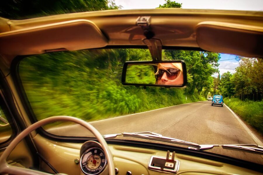 From Florence: Sunset Wine Tasting Tour in Vintage Car - The wine, cheese, and cured-meat stop