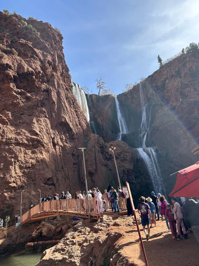 From Marrakech: Ouzoud Waterfalls Guided Hike and Boat Trip - Lunch with a view of the falls