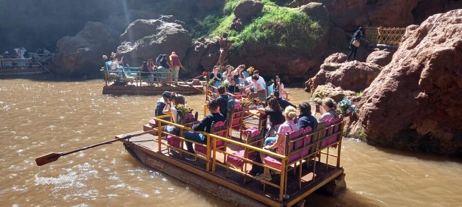 From Marrakech: Ouzoud Waterfalls Guided Tour and Boat Trip - Lunch beside the falls