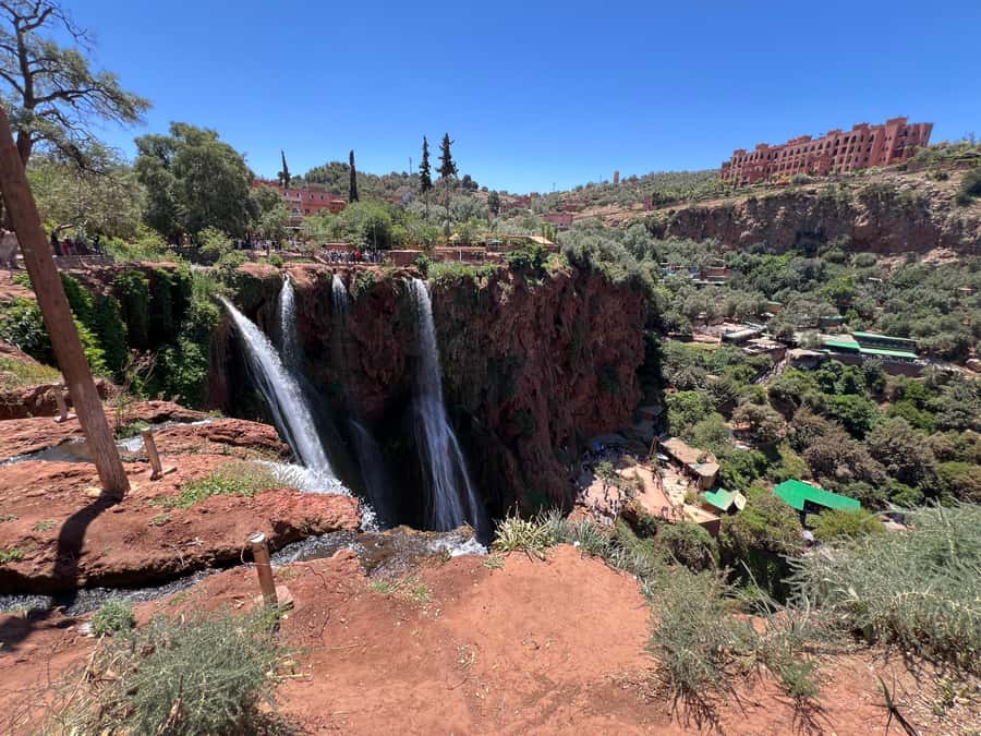 From Marrakech: Ouzoud Waterfalls Local Guided and Boat Ride - Lunch above the water