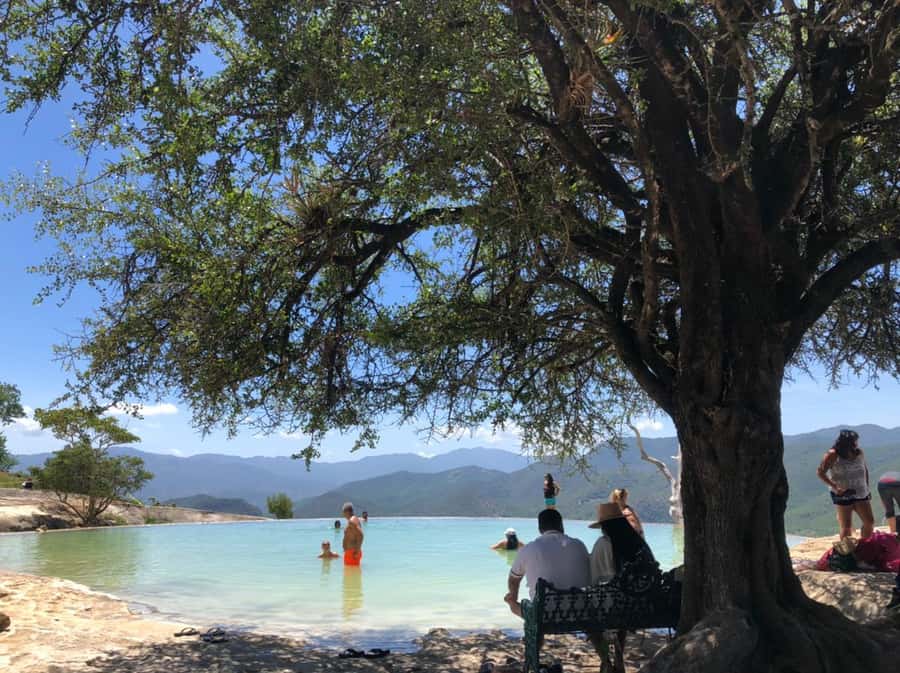 From Oaxaca de Juarez: Hierve el Agua and Mezcal Distillery - The pools, lunch, and a slower pace