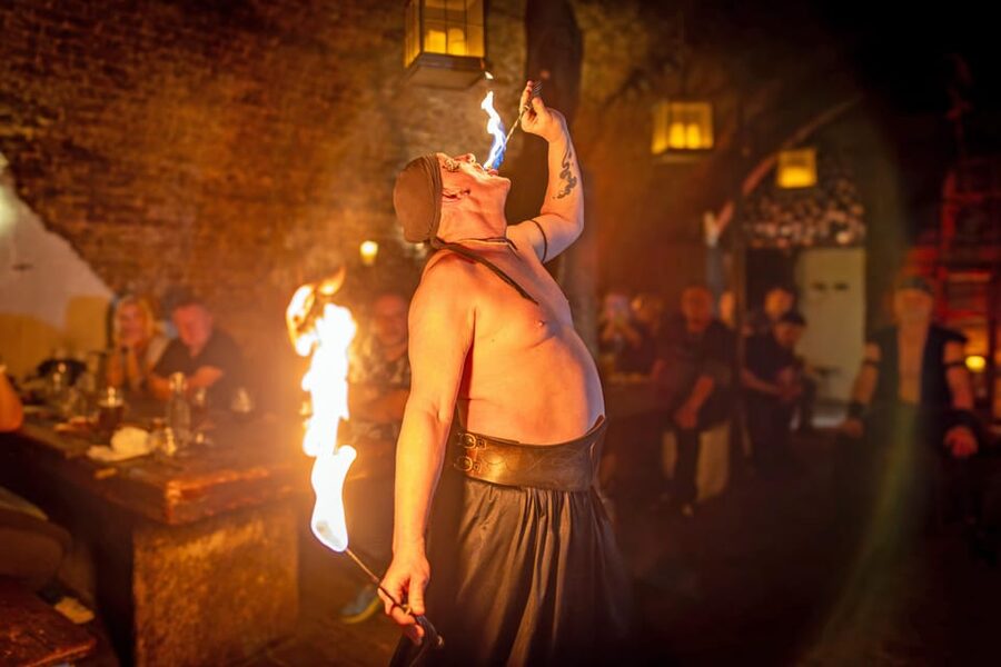 From Prague: Medieval Dinner, Show, Castle and Brewery - The short version