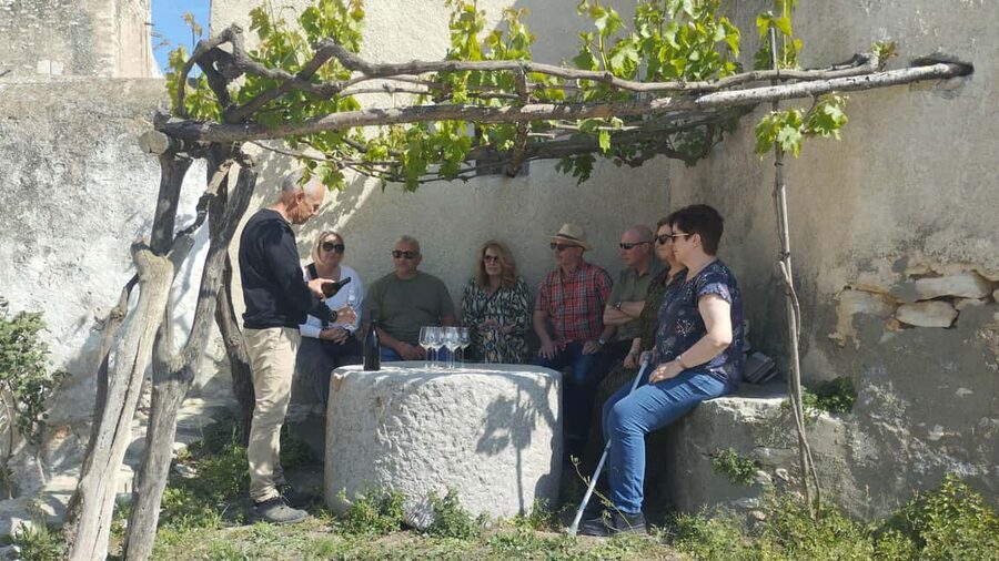 From Sitges: Wine Tasting at 2 Wineries with Hotel Pickup - First winery: cellar traditions and Catalan wine culture