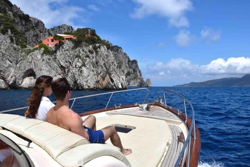 From Sorrento: Capri Boat Cruise with Swimming and Prosecco - Four free hours on Capri