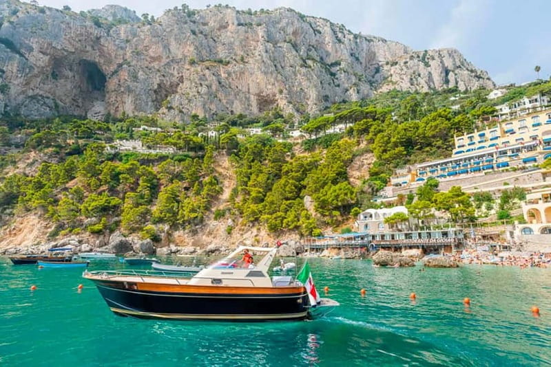 From Sorrento: Capri Boat Cruise with Swimming and Prosecco - The Blue Grotto, if the timing works