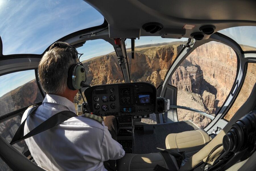 From South Rim: Grand Canyon Spirit Helicopter Tour - Following the Colorado River toward the Confluence