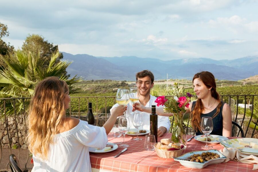 From Taormina: Mount Etna Food and Wine Tasting Tour - Etna’s lava soil, Sicilian food, and a proper lunch