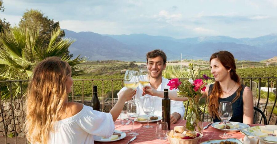From Taormina: Mount Etna Food and Wine Tasting Tour - The drive through lava-stone villages and citrus country
