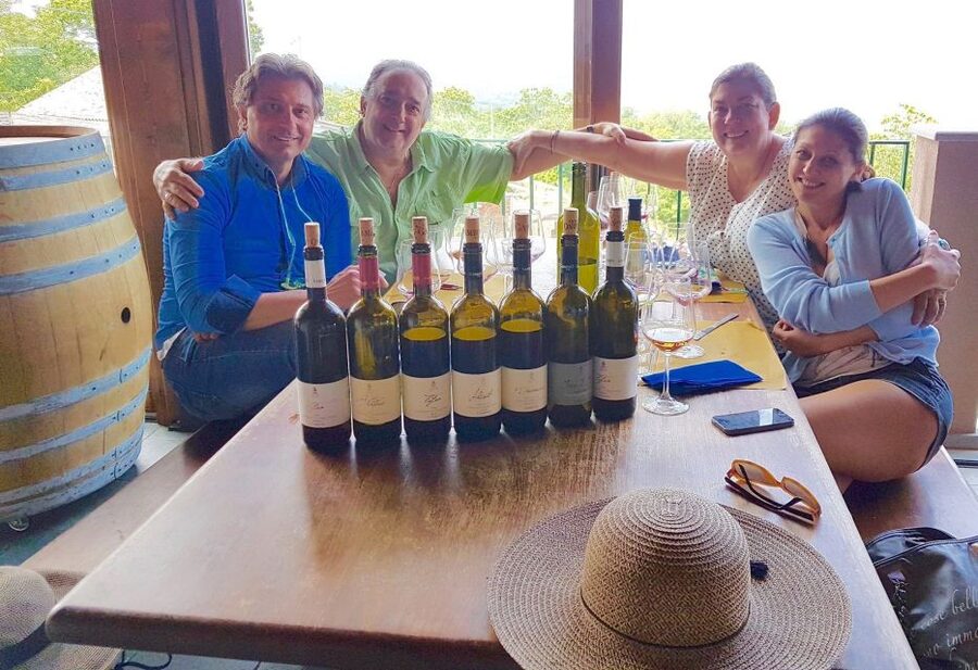From Taormina: Private 3 Etna Wineries with Food & Wine - Third winery: panoramic views and local appetizers