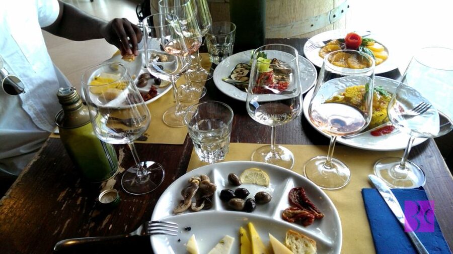 From Taormina: Private 3 Etna Wineries with Food & Wine - What the wine tasting actually includes