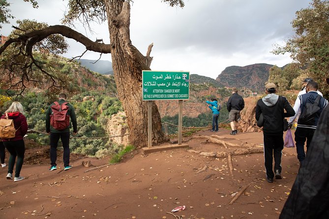 Full Day Trip To Ouzoud Waterfalls From Marrakech & Boat Tour - Arriving above the 110-meter Cascades d’Ouzoud